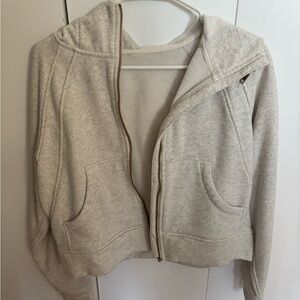Gray Zip-Up Hoodie